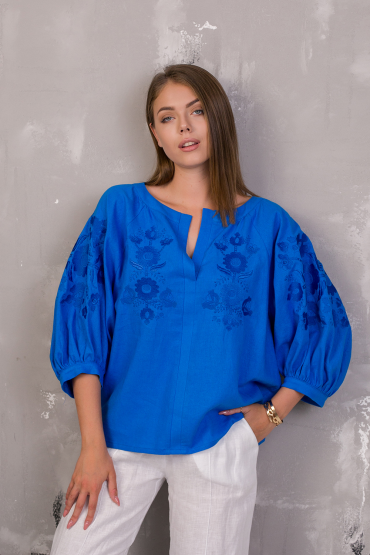 Linen blouse-vyshyvanka