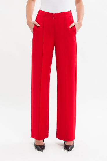 Straight fit trousers