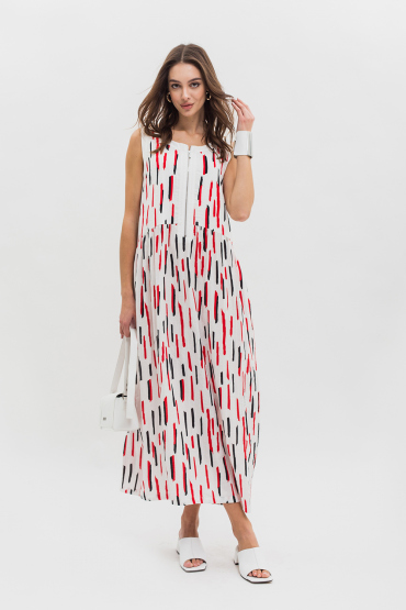 Dress with a print