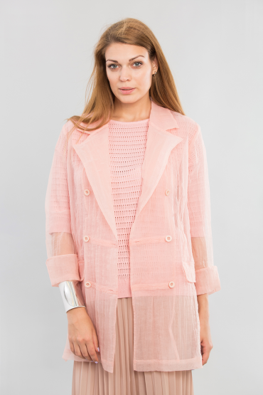  Harvested Organza Cardigan