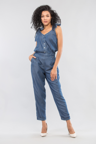 Denim overalls