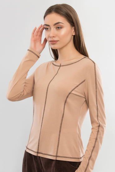 Long sleeve jersey top